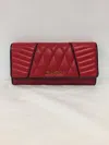 Miu Miu Quilted Leather Wallet In Red