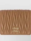 Miu Miu Quilted Leather Wallet Snap