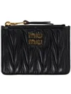 Miu Miu Credit Card Holder Accessories In Black