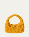 Miu Miu Women's Wander Shoulder Bag In F0r55 Whisky