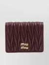 Miu Miu Quilted Texture Purses & Cardholders