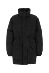 Miu Miu Insulated Down Jacket High Collar In Multi