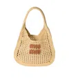 Miu Miu Raffia-effect Woven Hobo Bag