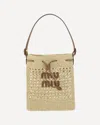Miu Miu Raffia Handbag