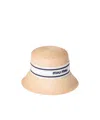 Miu Miu Raffia Hat In Brown
