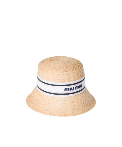 Miu Miu Raffia Hat