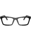 Miu Miu Rectangle-frame Glasses In 黑色