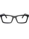 Miu Miu Rectangle-frame Glasses In Blue