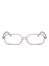 Miu Miu Full-frame Plain Mirror In Pink