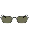 Miu Miu Rectangle-frame Sunglasses In Black