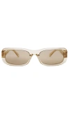 Miu Miu Sabbia Trasparente Acetate Sunglasses In 清除