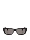 Miu Miu Rectangle Sunglasses In Black