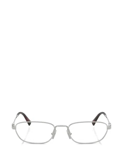 Miu Miu Rectangle-frame Glasses In Black
