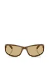 Miu Miu Rectangle-frame Sunglasses In Multi
