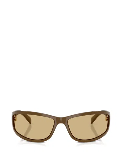 Miu Miu Rectangle-frame Sunglasses In Multi