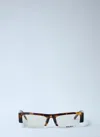 Miu Miu Rectangular Acetate Eyewear Frames In Brown