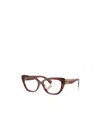 Miu Miu Rectangular Flat Mirror In Black