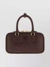 Miu Miu Soft Padded Shoulder Bag And Handles In Brown