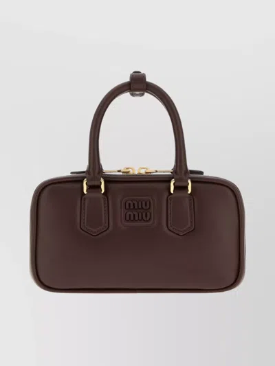 Miu Miu Rectangular Handbag Top Handles
