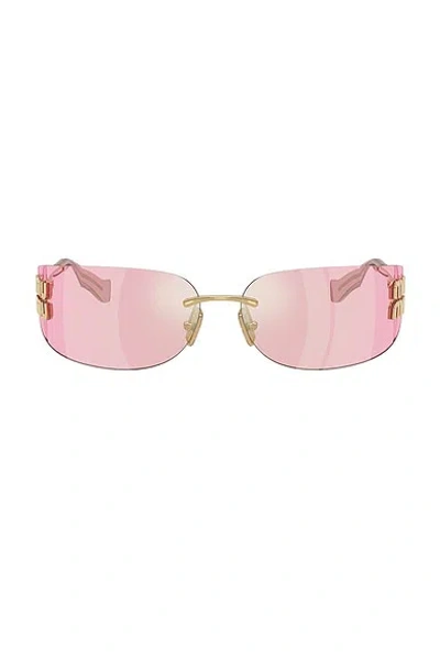 MIU MIU RECTANGULAR SUNGLASSES