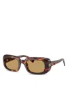 Miu Miu Square-frame Acetate Sunglasses In Brown