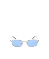 Miu Miu Rectangular Sunglasses In Blue