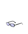 Miu Miu Rectangular Sunglasses In Blue