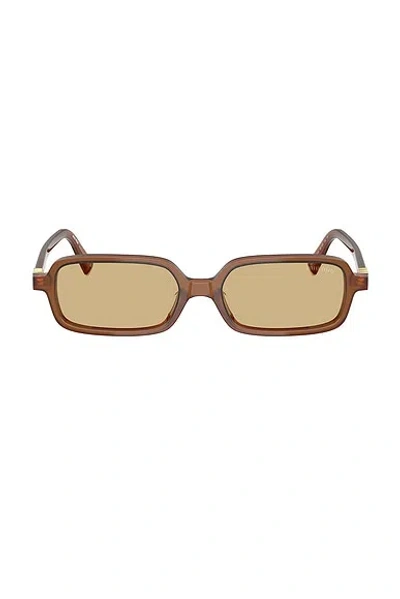 MIU MIU RECTANGULAR SUNGLASSES