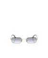 Miu Miu Rectangular Sunglasses In Gray