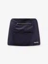 Miu Miu Recycled Material Mini Skirt In Blue