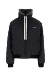 Miu Miu Recycled Polyester Down Jacket In Blue