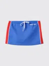 Miu Miu Recycled Polyester Mini Skirt In Multi