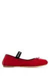 Miu Miu Satin Ballet Flats