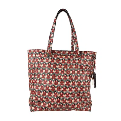Pre-owned Miu Miu Red Color Coated Canvas Shoulder Bag ()
