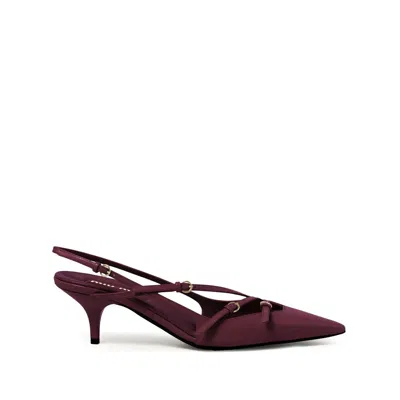 MIU MIU MIU MIU RED PUMPS WOMEN