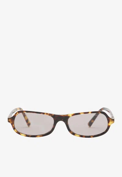 MIU MIU REGARD GEOMETRIC SUNGLASSES