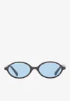 Miu Miu Miu Regard Sunglasses In Moka Color Women In Gray