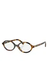 Miu Miu Smu 04z Glasses In Brown