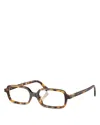 Miu Miu Regard Rectangle Sunglasses, 52mm In Brown