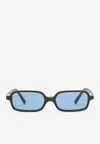 Miu Miu Regard Rectangular Sunglasses