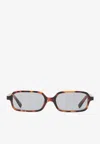 Miu Miu 0mu 11zs 14l08n Havana Miele Glasses
