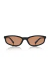 Miu Miu Regard Square-frame Acetate Sunglasses In Brown