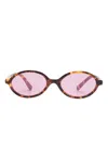 Miu Miu Regard Tortoiseshell-effect Sunglasses