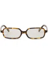 Miu Miu 0mu 11zs 14l08n Havana Miele Glasses In Brown