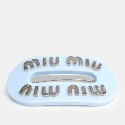 Pre-owned Miu Miu Resin Hairpin In Multi