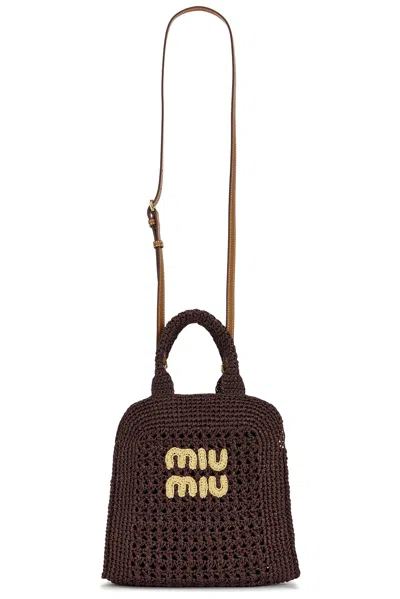 Miu Miu Rete Crochet Bag