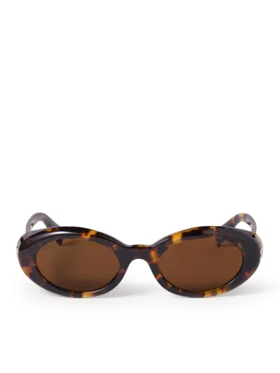 Miu Miu Rêverie Sunglasses In Brown