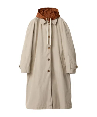 Miu Miu Reversible Coat In Gray