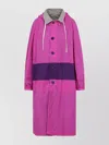 Miu Miu Reversible Design Grey Cotton Coat