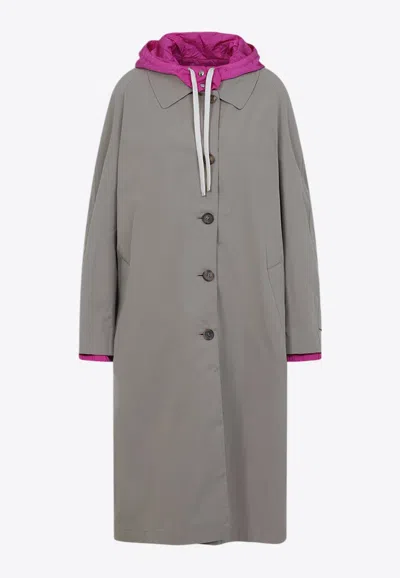 MIU MIU REVERSIBLE LONG COAT
